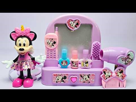 Disney Minnie Mouse Hair Styling Set Satisfying with Unboxing Compilation Toys ASMR #1301