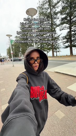 Rules for 2026: Visit who visits you. Call who calls you. Ignore who ignores you. And most important, Remember the disrespect.