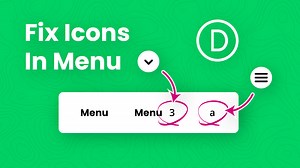 How To Fix The Number 3 Or Letter a Showing In The Divi Menu  - Tutorial by Pee-Aye Creative
