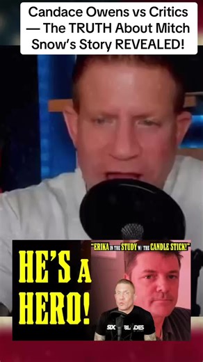 Part 1-Candace Owens vs Critics — The TRUTH About Mitch Snow’s Story REVEALED! #news #breakingnews #trump #politics #hollywood