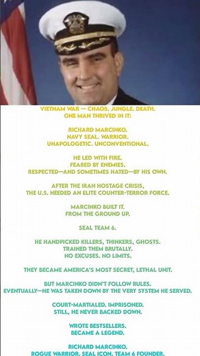 Richard Marcinko: The Rogue SEAL Who Built SEAL Team 6