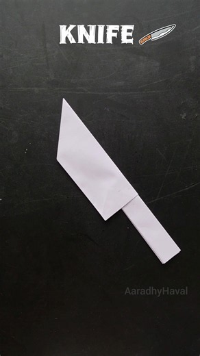 How to make a paper knife | Origami | Paper knife Tutorial | step by step | Folding | DIY