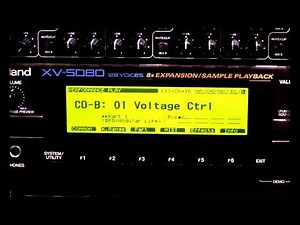 Roland XV 5080 Patches [ Audio Interface Test ]
