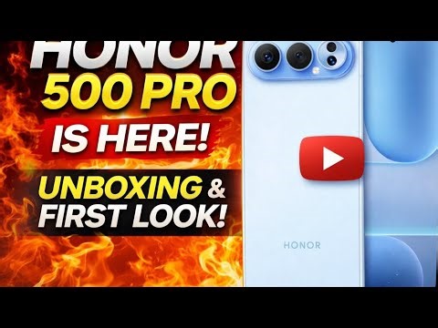 Honor 500 pro New smartphone lunch android