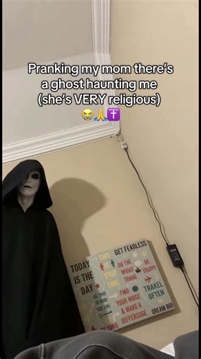 Pranking My Mom with a Fake Ghost Haunting