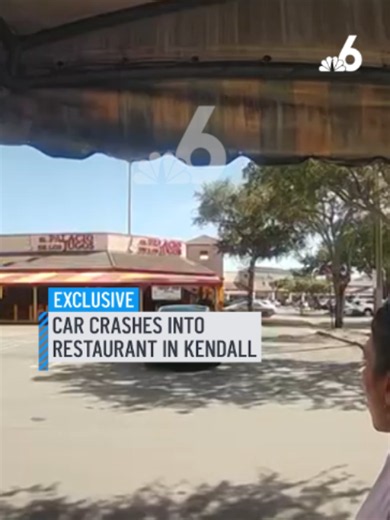 EXCLUSIVE VIDEO: Car crashes into Kendall restaurant, 3 injured. New and exclusive video obtained by NBC 6 captures the moment a vehicle crashes into El Palacio de los Jugos restaurant in Kendall. The crash happened at the popular Cuban restaurant located along Southwest 56th Street. Miami-Dade Fire Rescue officials said the gas company was notified about the leak. One patient was transported to West Trauma Center for treatment, while the other two were taken to a local hospital, authorities sai