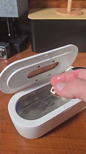 Ultrasonic Jewelry Cleaner 48KHz Digital Timer Dual Mode 304 Stainless Steel Tank Rings Glasses