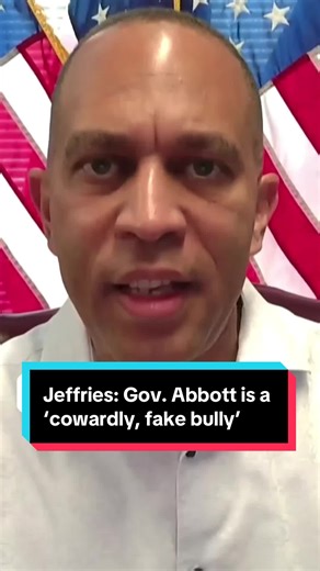 Texas Gov. Greg Abbott is threatening felony charges and replacement of Texas state Democrats as they push to block a vote for a Trump-backed congressional map. House Minority Leader Rep. Hakeem Jeffries (D-NY) joins Ana Cabrera, slamming Republican leaders in Texas and the Trump administration for the gerrymandered map. #news #jeffries #politics #texas