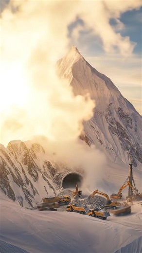 From Base to Exit – Incredible Mountain Tunnel Timelapse in 4K