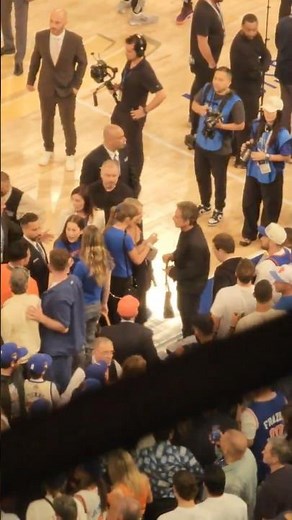 Taylor Swift with Ben Stiller at the NBA GAME 4 FINALS 2026
