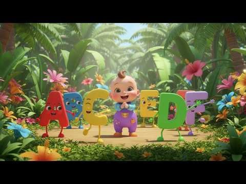 🎵 Dancing Alphabet Party Song | kids nursery rhymes | Baby Song, ABC Dance Cartoon 🕺🔤