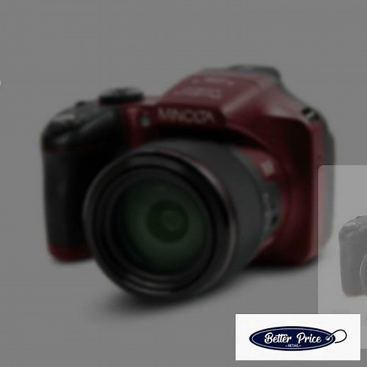 Minolta Mn67z 20.0-megapixel 1080p Full Hd 67x Optical Zoom Wi-fi Bridge Camera (red)