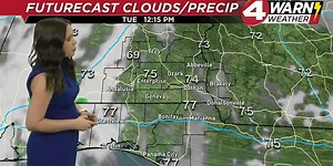 Cold front moves through tonight