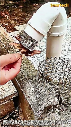 배수구 낙엽 막힘 해결하는 보호망 설치법 #worker #process #drain #diy #protection
