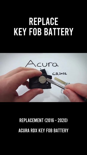 Acura RDX Key Fob Battery Replacement (2016 - 2020) #auto #howto #battery #carfob #keyfob #acura #rdx #diyrepair #carrepair #vehiclemaintenance