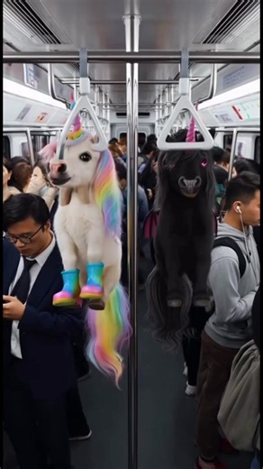 เผลอตดบนรถไฟ ดูจากสีตดรู้เลยตดใคร 🤣 #unicorncafe #unicorn #fart #funny #fun