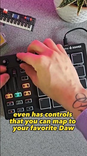 Midi Pad for every studio, small and affordable #beats #musicproductiontips #producer #studio