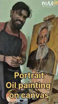 From screens to strokes: painting a story of hope 💛 #TheHomeless #PortraitPainting