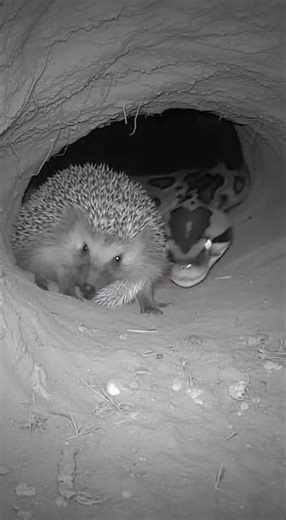 Hedgehog outsmart the Python...