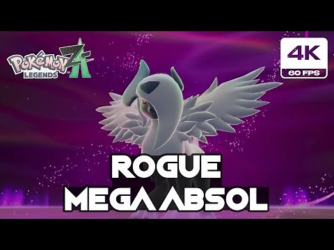 Pokemon Legends Z-A - Rogue Mega Absol Boss Fight (4K 60 FPS Nintendo Switch 2)