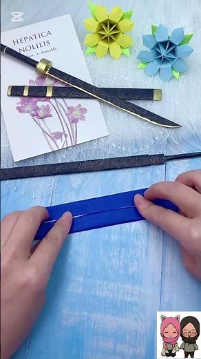 Handmade paper sword tutorial ✂️📄 #DIYCraft #diy #art