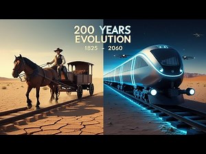This Is How Trains Have Evolved in 200 Years 🚂➡️🚄| Train Evolution From Steam to Speed