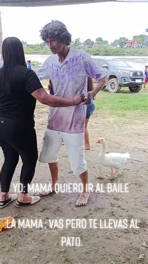 Carnaval 2022: Playful Goose Interaction at the Park
