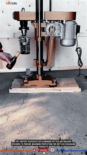 Innovation Aluminum Capping: Secure Sealing, Lever Mechanism, Airtight Closure #tech