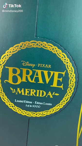 Merida limited edition doll from #D23Expo 🐻🏹 review on my youtube! #merida #pixar #disneylimitededitiondoll #disneydolls #d23 #disneyprincess #disneydolls #disneystore #shopdisney
