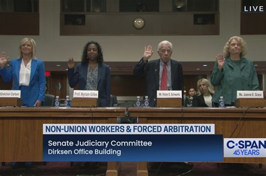 Senate Hearing on Employment and Forced Arbitration Clauses