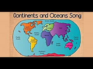 7 continents and 5 oceans song