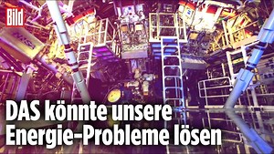 Kernfusion – der heilige Gral der Strom-Gewinnung, die „Energie der Sonne auf Erden“. Seit Jahrzehnten wird daran geforscht und Jahrzehnte soll es noch dauern, bis die ersten funktionierenden Fusionsreaktoren betrieben werden. | BILD Video