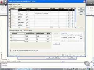 Autocad Mechanical: Parts Lists