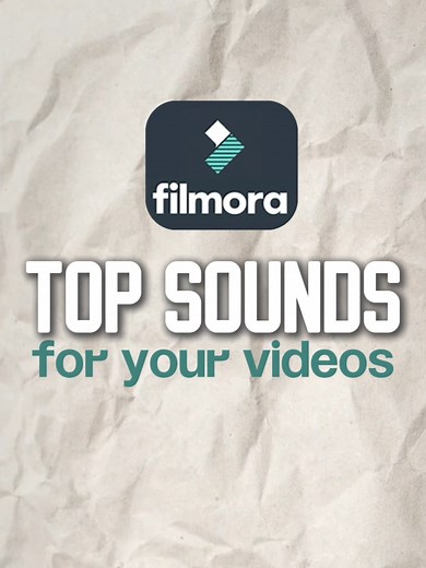 Efectos de sonido para edición de video en Filmora