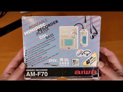 Aiwa Minidisc Recorder Delivery & Test