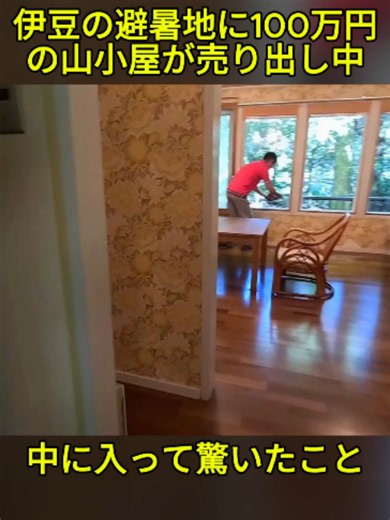 【売物件】100万円の山小屋_伊豆の避暑地 (2/2) #tinyhouse #お掃除楽 #小さい家 #小さいけど #隠れ家 #免許不要 #キャンピングトレーラー #アウトドア #fyp #vanlife #foryoupage❤️❤️