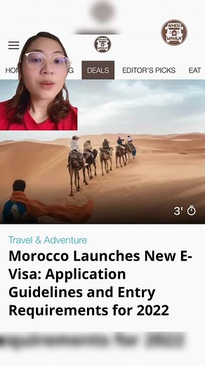 Morocco Launches New E-Visa | When In Manila