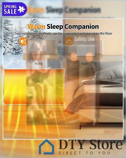 Graphene heated wall heating