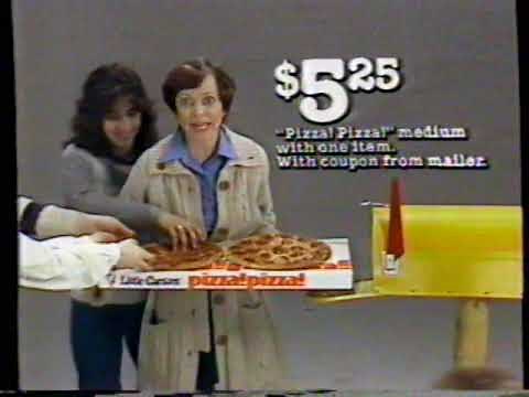 1980 Little Caesars Pizza "Pizza Pizza only $5.25" TV Commercial