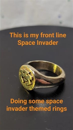 New space Invader ring