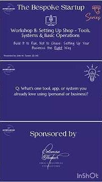 Setting Up Shop: Tools, Systems & Basic Operations | BSW Ep. 8