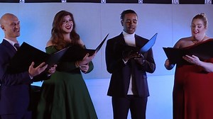 1.7K views · 88 reactions | ‘Tis the season to be jolly, and this video from our Ryan Opera Center At Work series is sure to put you in the holiday spirit. Here, Ensemble members Mathilda Edge (soprano), Katherine DeYoung (mezzo-soprano), Martin Luther Clark (tenor), and Rivers Hawkins (bass) perform the classic carol with Chris Reynolds on piano. | Lyric Opera of Chicago | Facebook