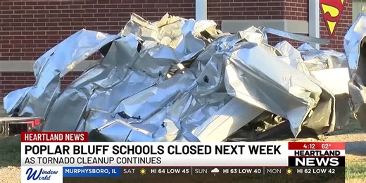 Poplar Bluff schools closed next week as tornado cleanup continues