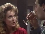 British screen icon Maya Woolfe in the role of Uli in BBC's Auf Wiedersehen Pet