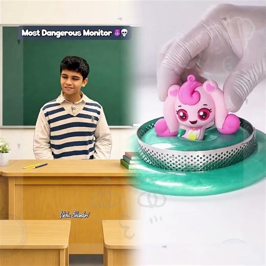 Most Dangerous Monitor 😈💀 #shortsfeed #funnyshorts #shorts #monitor #students