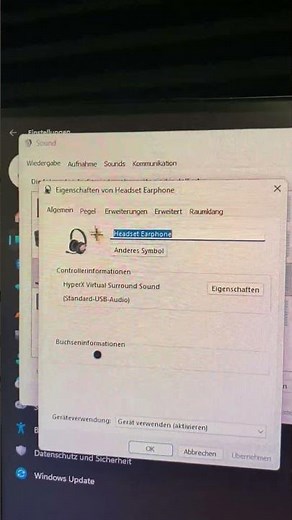 Instructions for removing headset or headphone noise on a Windows PC