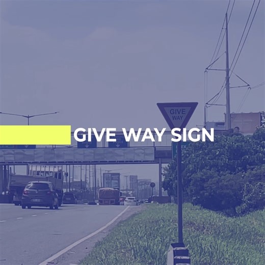 2.8K views · 21 reactions | Are you familiar with the Give Way sign? It reminds motorists to slow down, stop when necessary, and allow other vehicles to pass before proceeding. | NLEX Corporation | Facebook