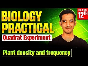 Plant Population Density and Frequency by Quadrat method | Biology Practical | Class 12th