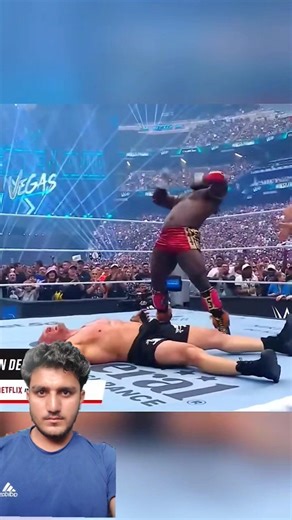 Brock Lesnar vs Obafemi 😱🔥💯. #wwe#brocklasner#wrestling#himdi#reaction#hindi#shorts