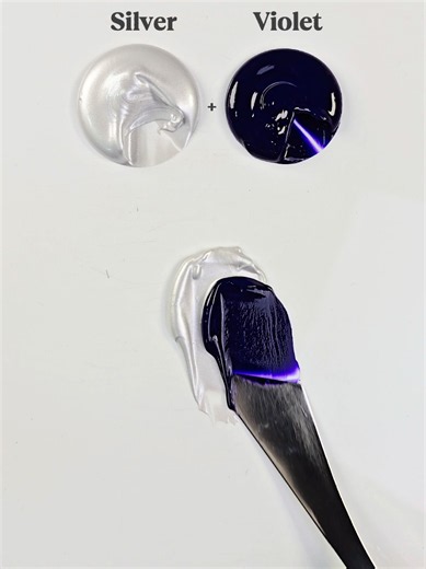 How to make Blue Purple Color 😍🎨 #colormixing #paintmixing #painting #satisfying